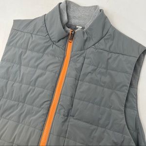 Lululemon Men's Medium Gray Full Zip Puffer Pocket Vest
